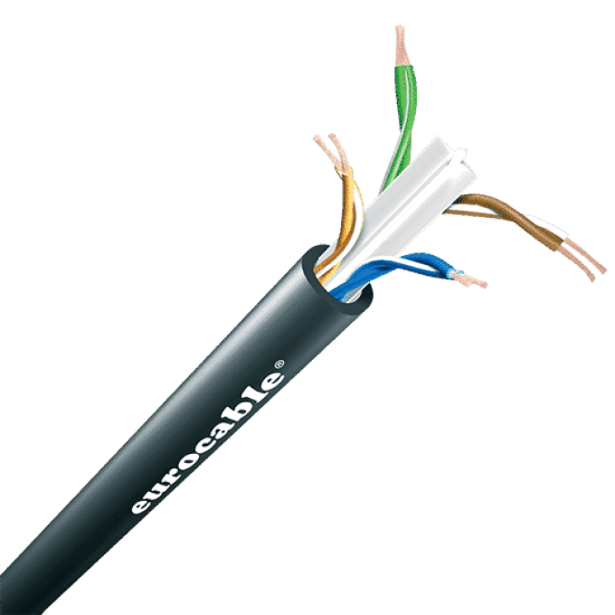 Кабель Cat.5e UTP особо гибкий на катушках намоткой по 1000м EUROCABLE CVS-LKCAT5E-1000