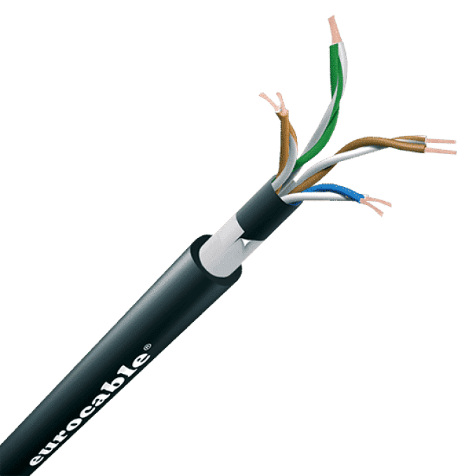 Туринговый патч-кабель CAT6 U/UTP, особо гибкий EUROCABLE CVS-LKCAT6-UTP-P