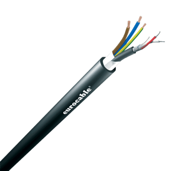 Спикерный кабель с 1 цифровой парой (2х26 AWG) + питание (3x1,5мм.кв.), огнестойкий EUROCABLE CVS-LKSPKAL1